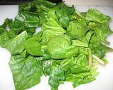 スピード朝食！ほうれん草の卵炒め♪作り方1写真