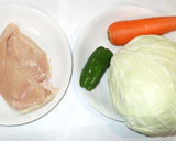 鶏むね肉と野菜のカレー炒め♪簡単作り方1写真