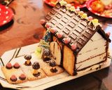 簡単かわいいクリスマスはお菓子の家で作り方4写真