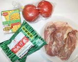 鶏もも肉のケチャップ酢炒め♪簡単作り方1写真