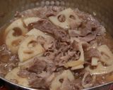 レンコンと牛肉のしぐれ煮作り方3写真