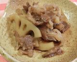 レンコンと牛肉のしぐれ煮作り方4写真