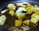 鮭フレークとねぎとポテトのお手軽パスタ作り方3写真