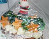 ミートローフやハムで☆クリスマスケーキ風作り方11写真