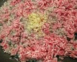 そぼろ・茄子パスタへ作り方1写真
