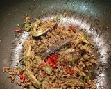 そぼろ・茄子パスタへ作り方4写真