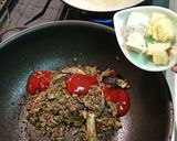 そぼろ・茄子パスタへ作り方5写真