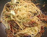 そぼろ・茄子パスタへ作り方6写真