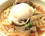 フライパンで☆艶☆温玉ぎゅうおろしうどん作り方6写真