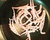 忙しい朝に！ベーコンバターごはん★作り方1写真