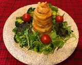 X'mas♡オニオンリングツリー☆作り方7写真