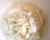 蓮根とトマトの柚子胡椒あんかけ作り方1写真