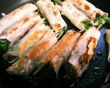 もやし､豆苗､ウィンナーの包み焼き作り方3写真