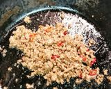 そぼろエスニック風パスタ作り方1写真