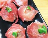 簡単おしゃれ♡生ハムおにぎり作り方3写真