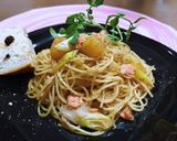 鮭フレークとねぎとポテトのお手軽パスタ作り方5写真