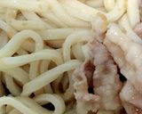 冷凍うどんで簡単夜食 ポン酢 つゆ 卵作り方3写真