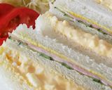 映える♪たまごサンドでサンドイッチケーキ作り方7写真