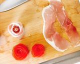 生ハムローズのクリスマスリースサラダ作り方4写真