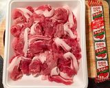 あるようでなかった！豚こまのチーズ巻き✨作り方1写真
