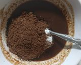 板チョコ1枚！ふわしゅわ湯煎焼きショコラ作り方4写真