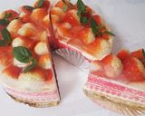 混ぜていくだけ！イチゴのレアチーズケーキ作り方17写真