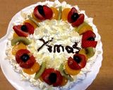 リースのような〜クリスマスケーキ作り方7写真