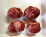焼肉のたれで簡単！肉巻きおにぎり作り方2写真