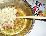 アツアツのうどん☆もんじゃ☆作り方7写真