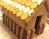 2017 クリスマス お菓子の家作り方16写真