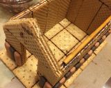 2017 クリスマス お菓子の家作り方18写真