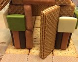 2017 クリスマス お菓子の家作り方20写真