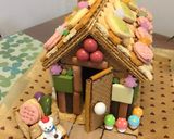 2017 クリスマス お菓子の家作り方23写真
