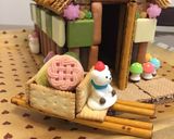 2017 クリスマス お菓子の家作り方22写真