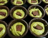 クリスマスツリー風カップケーキ作り方5写真