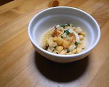 エスニック:ひよこ豆とエビのスープ煮作り方11写真