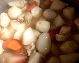 鶏肉入り里芋の煮物！塩麹入り！作り方3写真