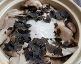 天然ヒラタケと肉まんのお粥作り方6写真