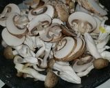 きのこの明太子クリームパスタ作り方3写真