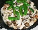 きのこの明太子クリームパスタ作り方4写真