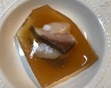 燻製の鰤と帆立の柚子ゼリー寄せ作り方9写真