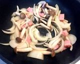 ベーコンとお野菜のクリームパスタ作り方2写真