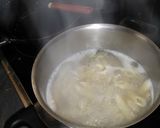 かぶの葉クリームソースのパスタ作り方1写真