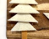 食パンで簡単☆クリスマスツリーピザ作り方4写真