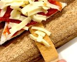 食パンで簡単☆クリスマスツリーピザ作り方6写真
