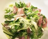 セロリときゅうりの生ハムサラダ作り方1写真