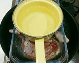 秘訣✬フライパンで骨付きローストチキン作り方6写真