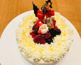 クリスマス レアチーズケーキ作り方12写真