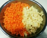 骨付鶏モモを煮込んでほぐしたチキンカレー作り方3写真