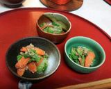 菜花のゴマあえ（血管ダイエット1193）作り方1写真